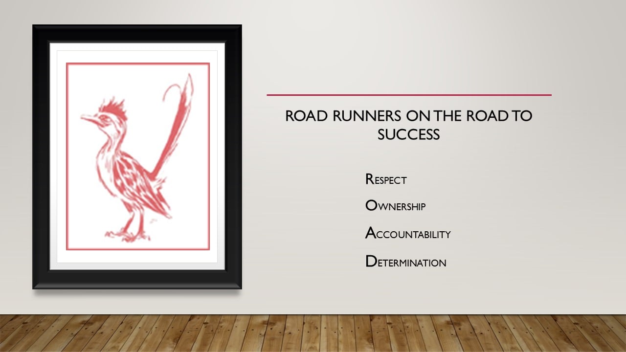 Road runners on the ROAD to success